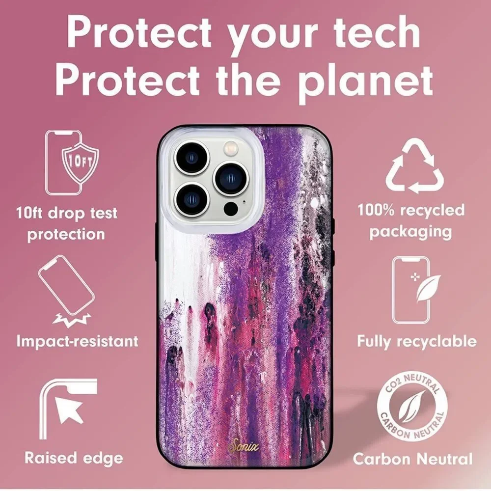 Sonix Case for iPhone 13 Pro Compatible w/ MagSafe 10ft Drop Tested‎ Purple D6